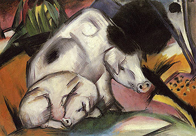 White Pigs Franz Marc